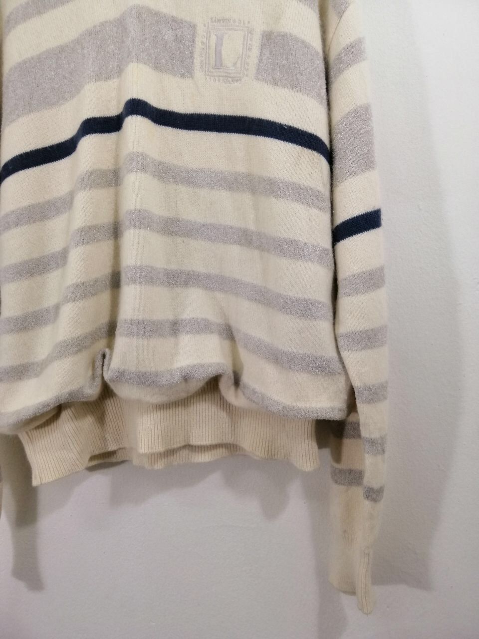 Lanvin Lanvin Wool Pullover Sweatshirt Stripe Design Small Logo 9 Size US M / EU 48-50 / 2 - 5 Thumbnail