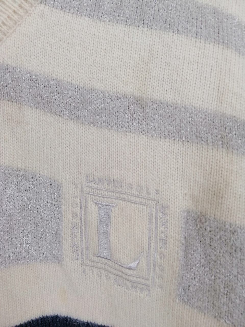 Lanvin Lanvin Wool Pullover Sweatshirt Stripe Design Small Logo 9 Size US M / EU 48-50 / 2 - 6 Thumbnail