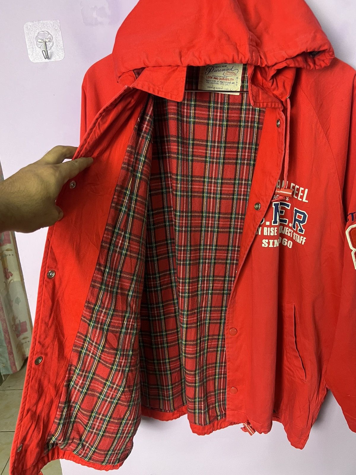 Japanese Brand 🔥Rare Puremind Easy Rise Club Hoodie Jacket Size US L / EU 52-54 / 3 - 10 Thumbnail