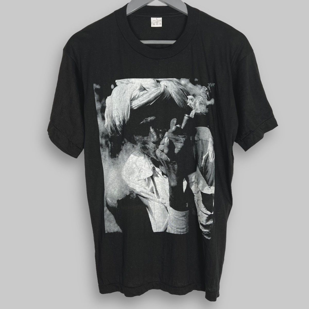Vintage Vintage 90s Bedouin Smoking Graphic Euro T Shirt Size US L / EU 52-54 / 3 - 1 Thumbnail