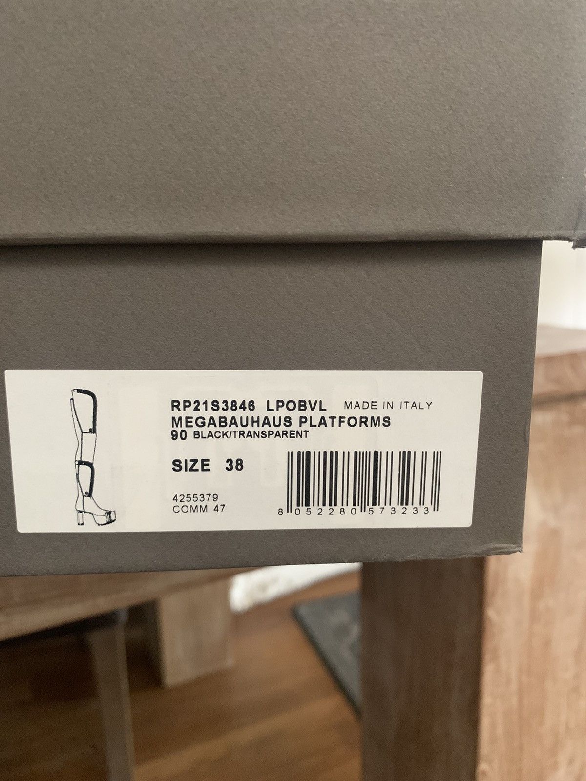 Rick Owens Mega Bauhaus bevel kiss boots EU38 Size US 5.5 / EU 38 - 10 Thumbnail