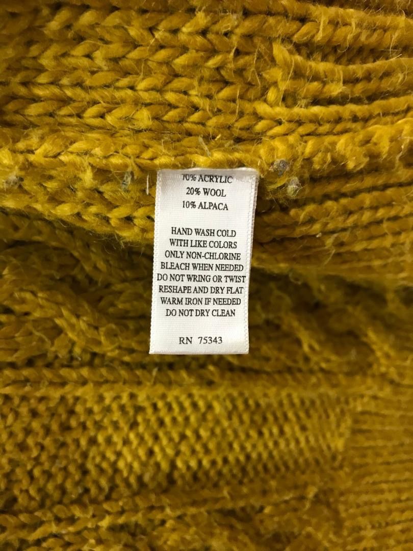 Aran Isles Knitwear KENJI knitwear cardigan mustard colour short sleeve Size US S / EU 44-46 / 1 - 7 Thumbnail