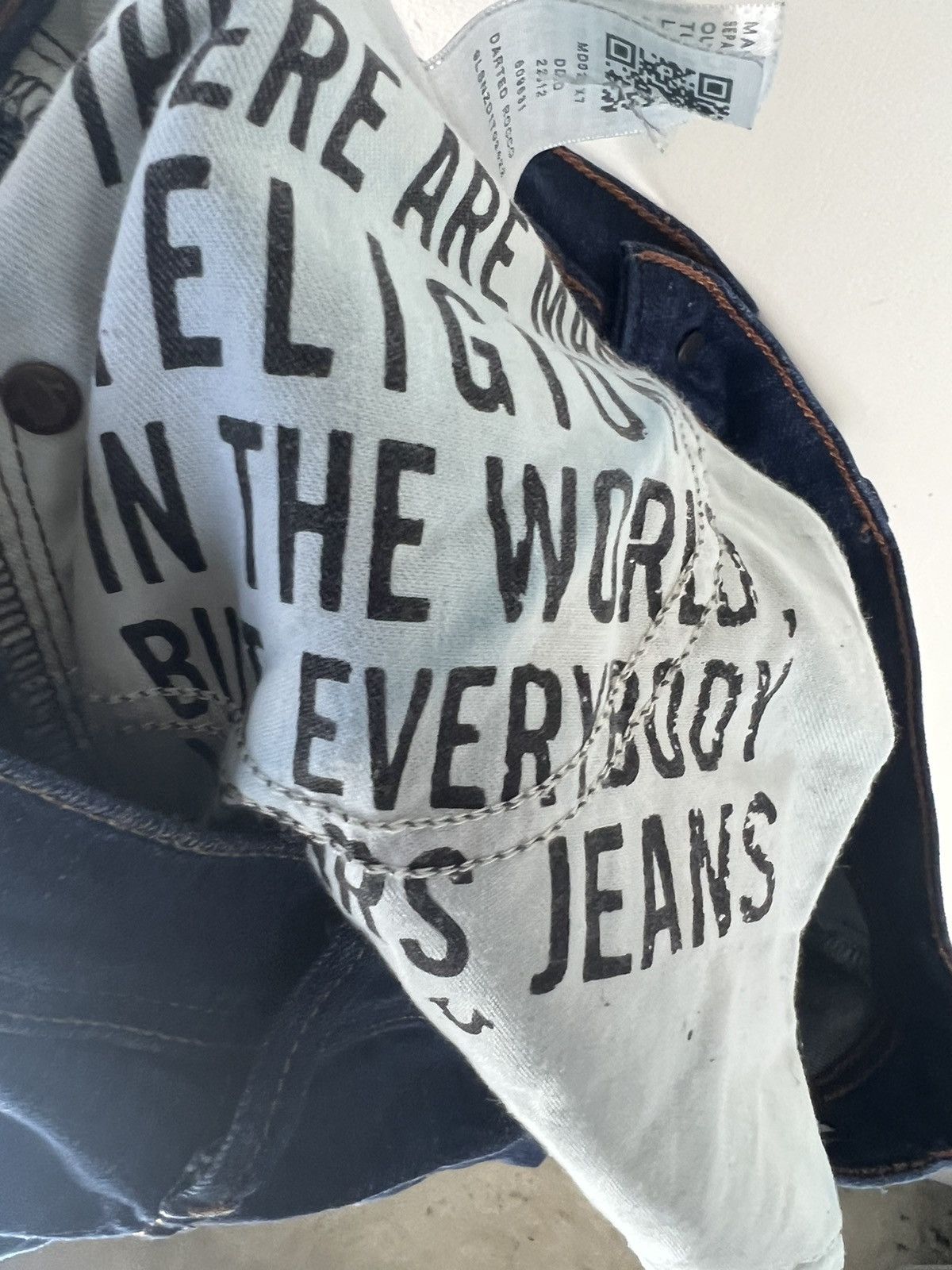True Religion True Religion Russel Westbrook Rocco Relaxed Skinny Jeans Size US 30 / EU 46 - 11 Thumbnail