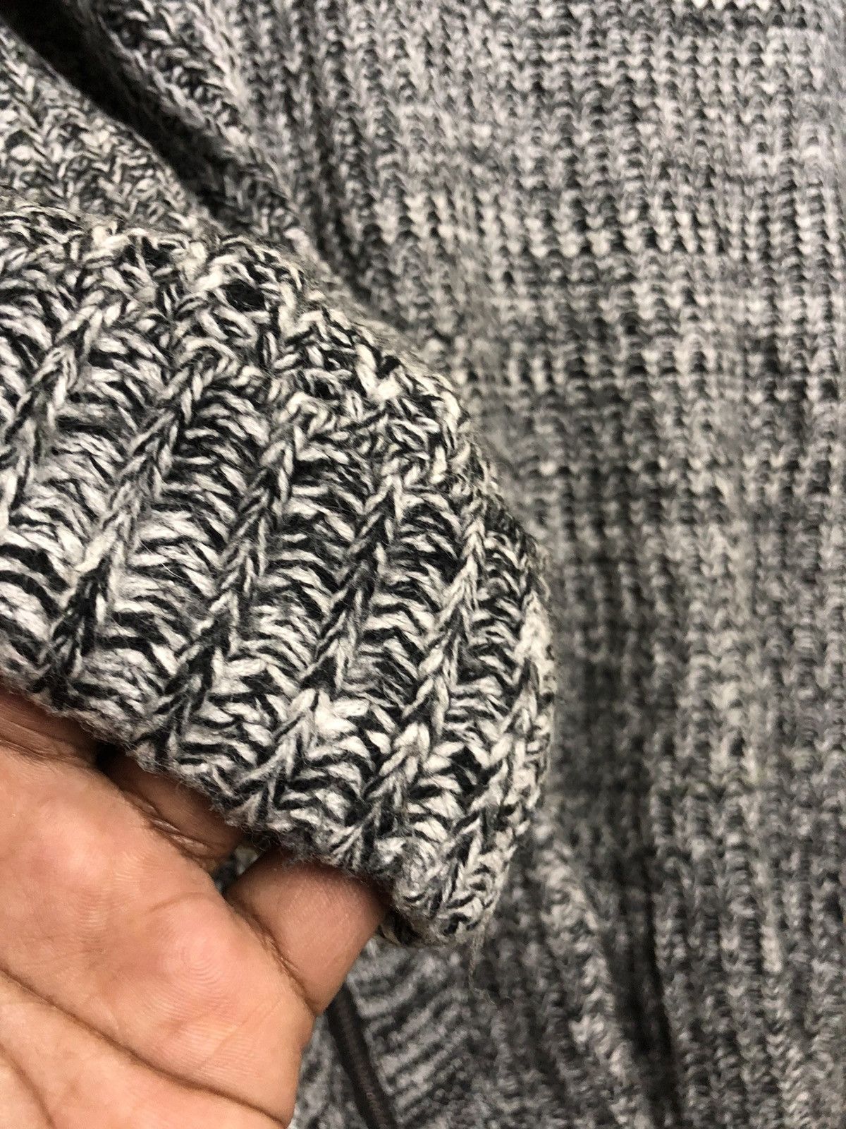 Homespun Knitwear × Japanese Brand JEANASIS turtleneck KNITWEAR HEAVY material Rare design Size US L / EU 52-54 / 3 - 6 Thumbnail