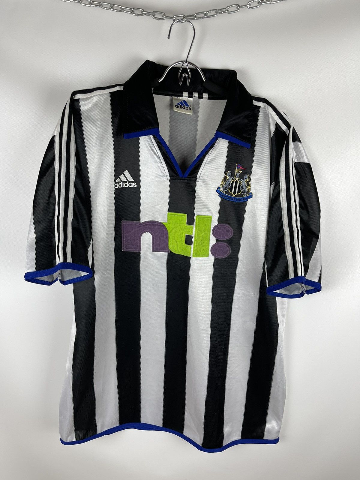 Adidas Adidas Newcastle 2000 01 home soccer jersey football shirt Size US L / EU 52-54 / 3 - 1 Thumbnail