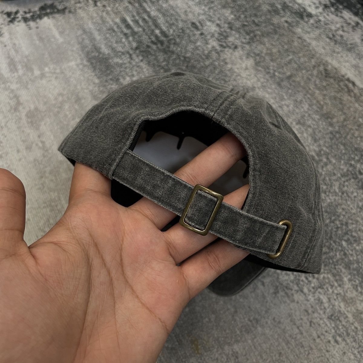 Stussy Vintage Stussy Cap Pigment Washed Black Size ONE SIZE - 4 Thumbnail