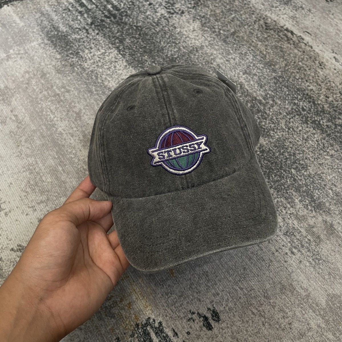 Stussy Vintage Stussy Cap Pigment Washed Black Size ONE SIZE - 1 Thumbnail