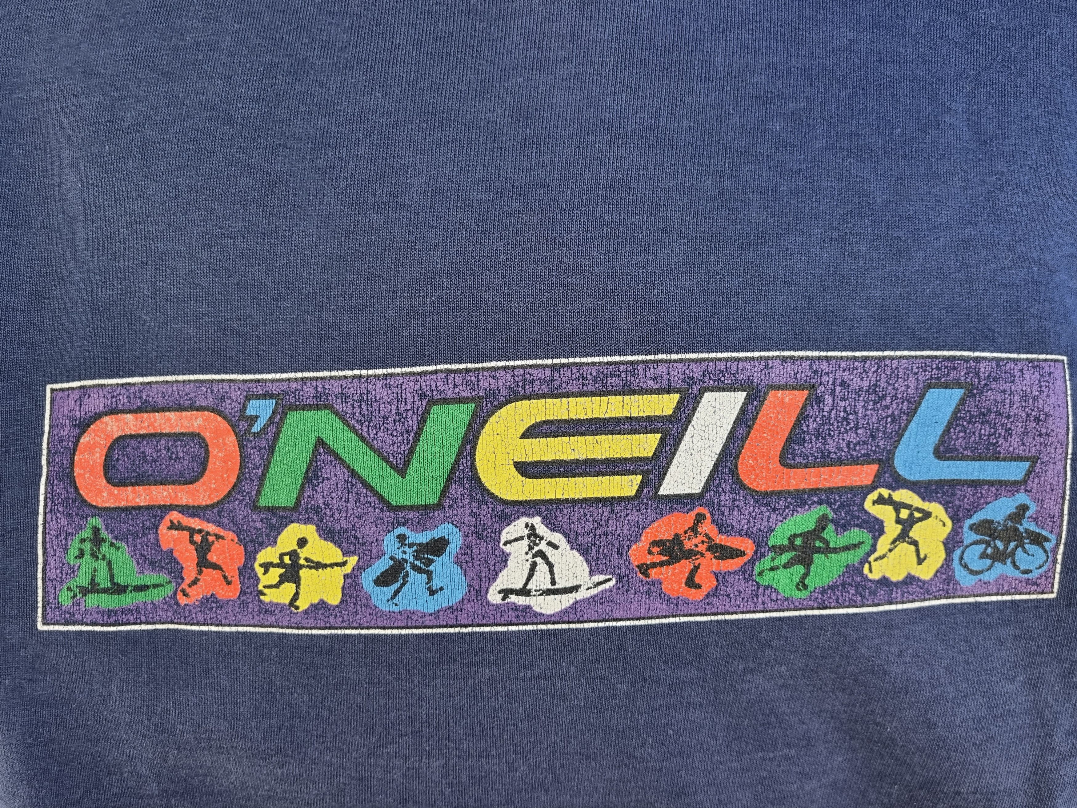 O'Neill × Quicksilver 90s Vintage ONEILL Box Logo Rare Sweatshirt Abstract 90s Size US L / EU 52-54 / 3 - 6 Thumbnail