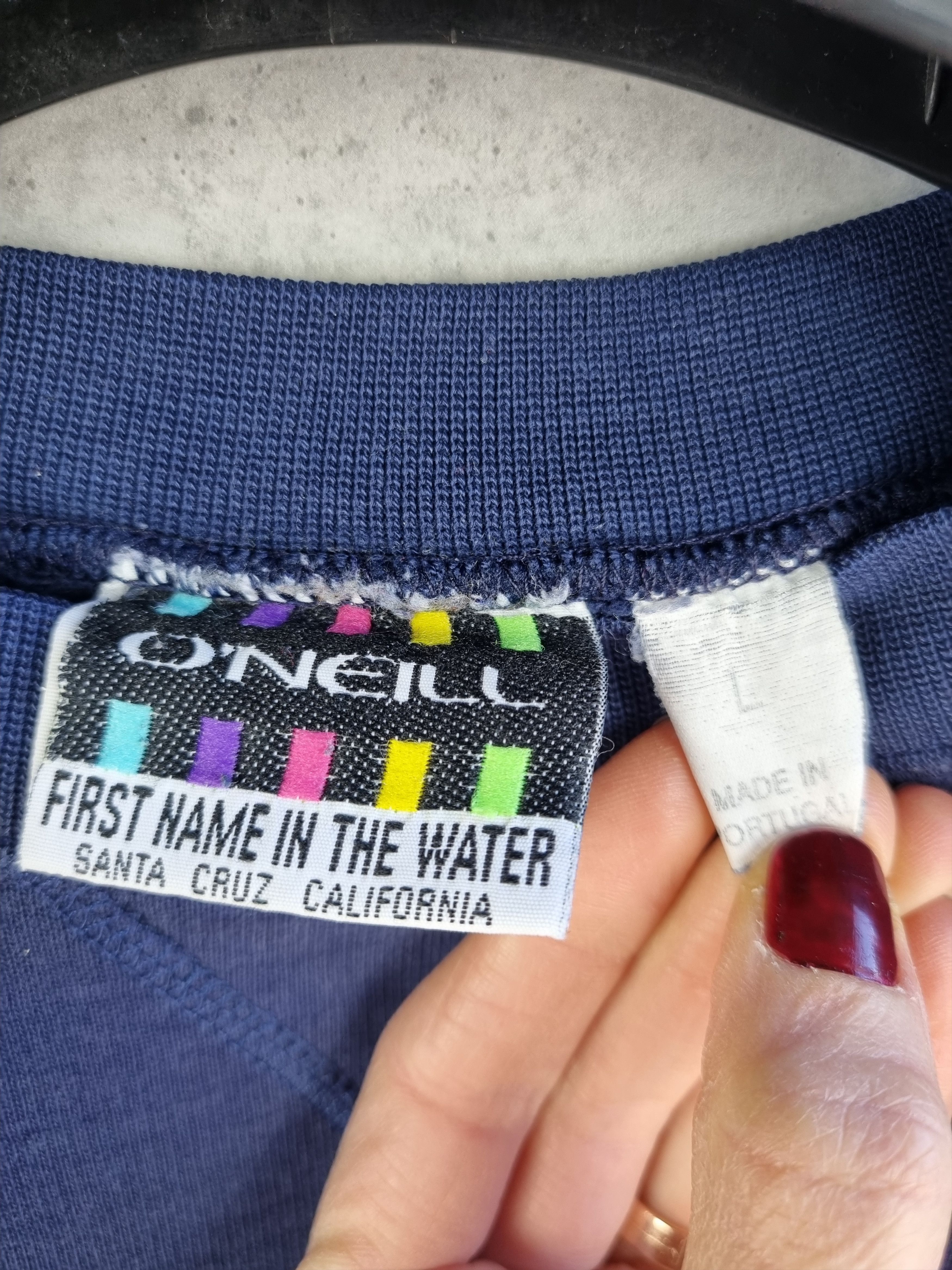 O'Neill × Quicksilver 90s Vintage ONEILL Box Logo Rare Sweatshirt Abstract 90s Size US L / EU 52-54 / 3 - 4 Thumbnail