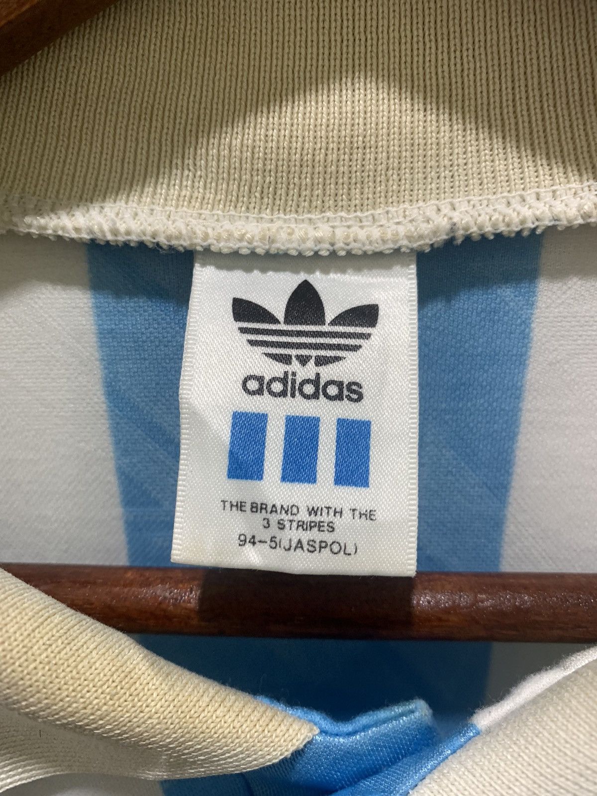 Adidas ADIDAS Vintage 80s Claudio Caniggia Argentina Soccer Jersey Size US M / EU 48-50 / 2 - 17 Thumbnail