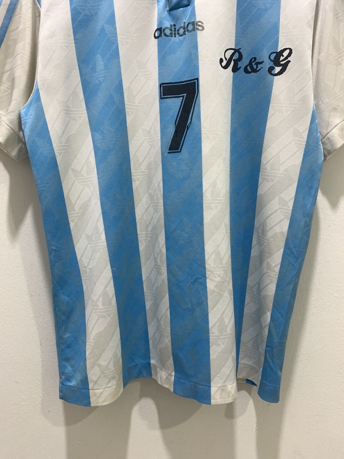 Adidas ADIDAS Vintage 80s Claudio Caniggia Argentina Soccer Jersey Size US M / EU 48-50 / 2 - 4 Thumbnail