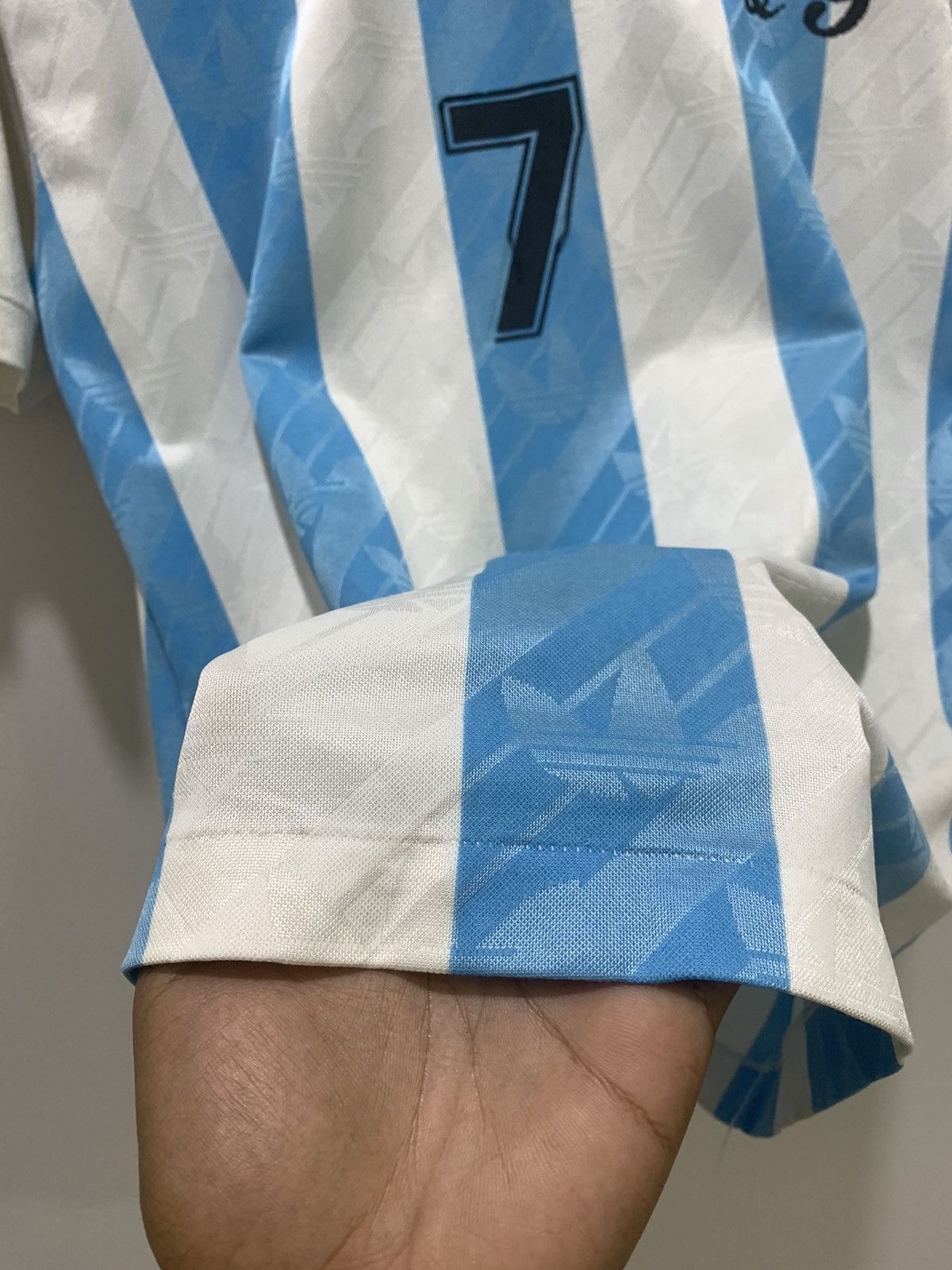 Adidas ADIDAS Vintage 80s Claudio Caniggia Argentina Soccer Jersey Size US M / EU 48-50 / 2 - 10 Thumbnail