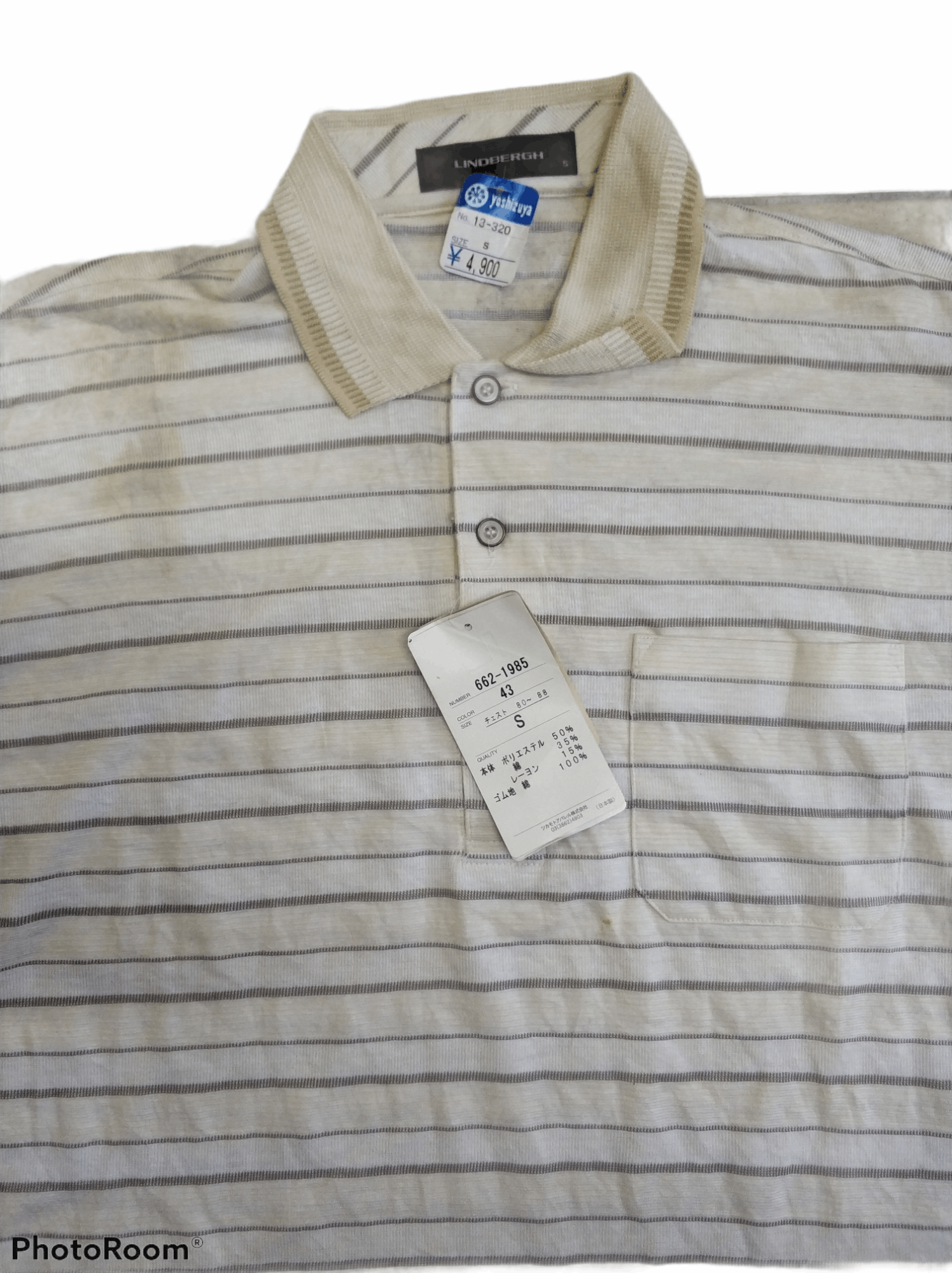 Lindbergh 🔥Vintage Single Stitches Lindbergh Single Pocket Polo Tees Size US S / EU 44-46 / 1 - 2 Thumbnail