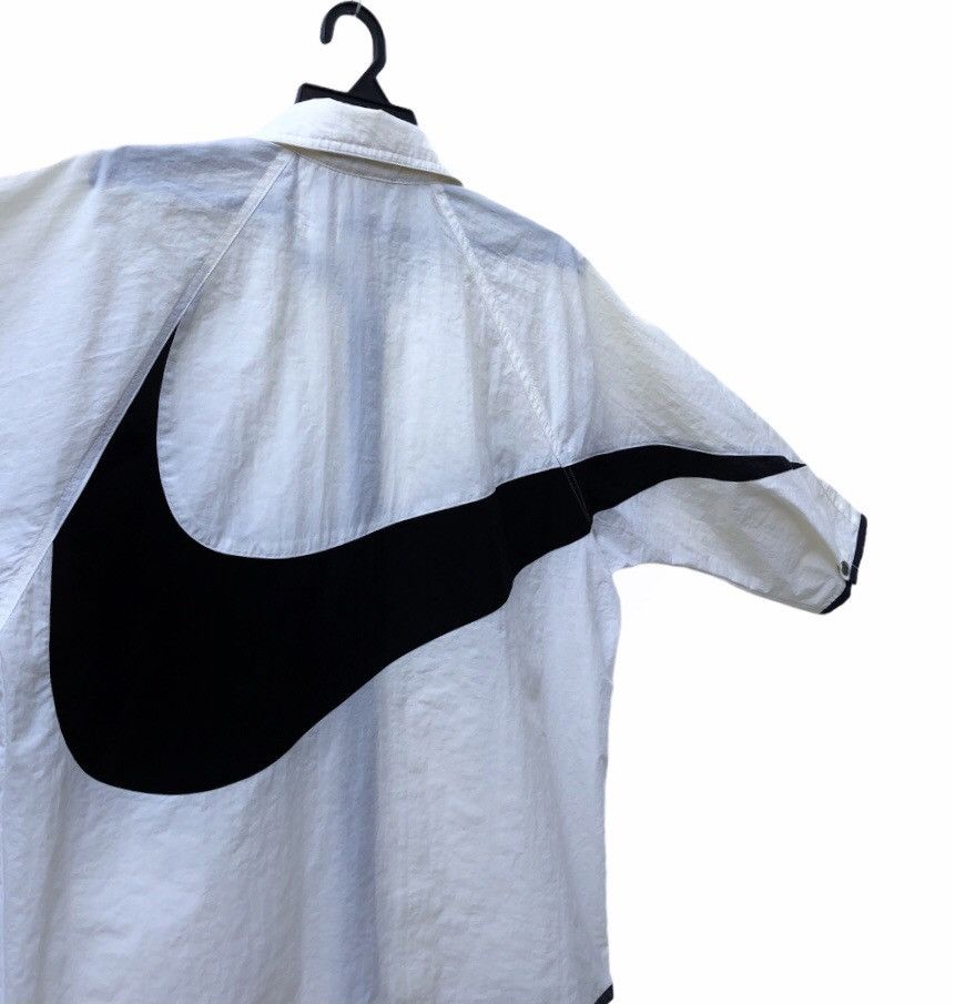 Nike 🔥Vintage 90s Nike Big Logo Nylon Jacket Women Size M / US 6-8 / IT 42-44 - 9 Thumbnail
