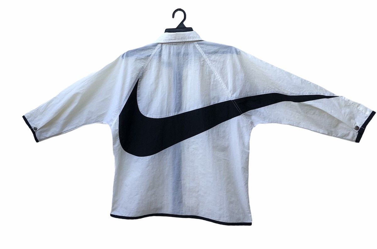 Nike 🔥Vintage 90s Nike Big Logo Nylon Jacket Women Size M / US 6-8 / IT 42-44 - 4 Thumbnail