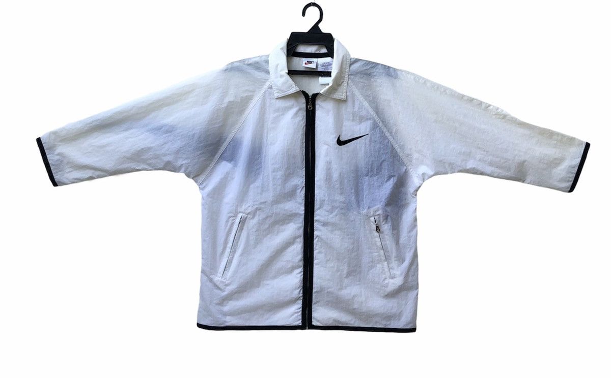 Nike 🔥Vintage 90s Nike Big Logo Nylon Jacket Women Size M / US 6-8 / IT 42-44 - 3 Thumbnail