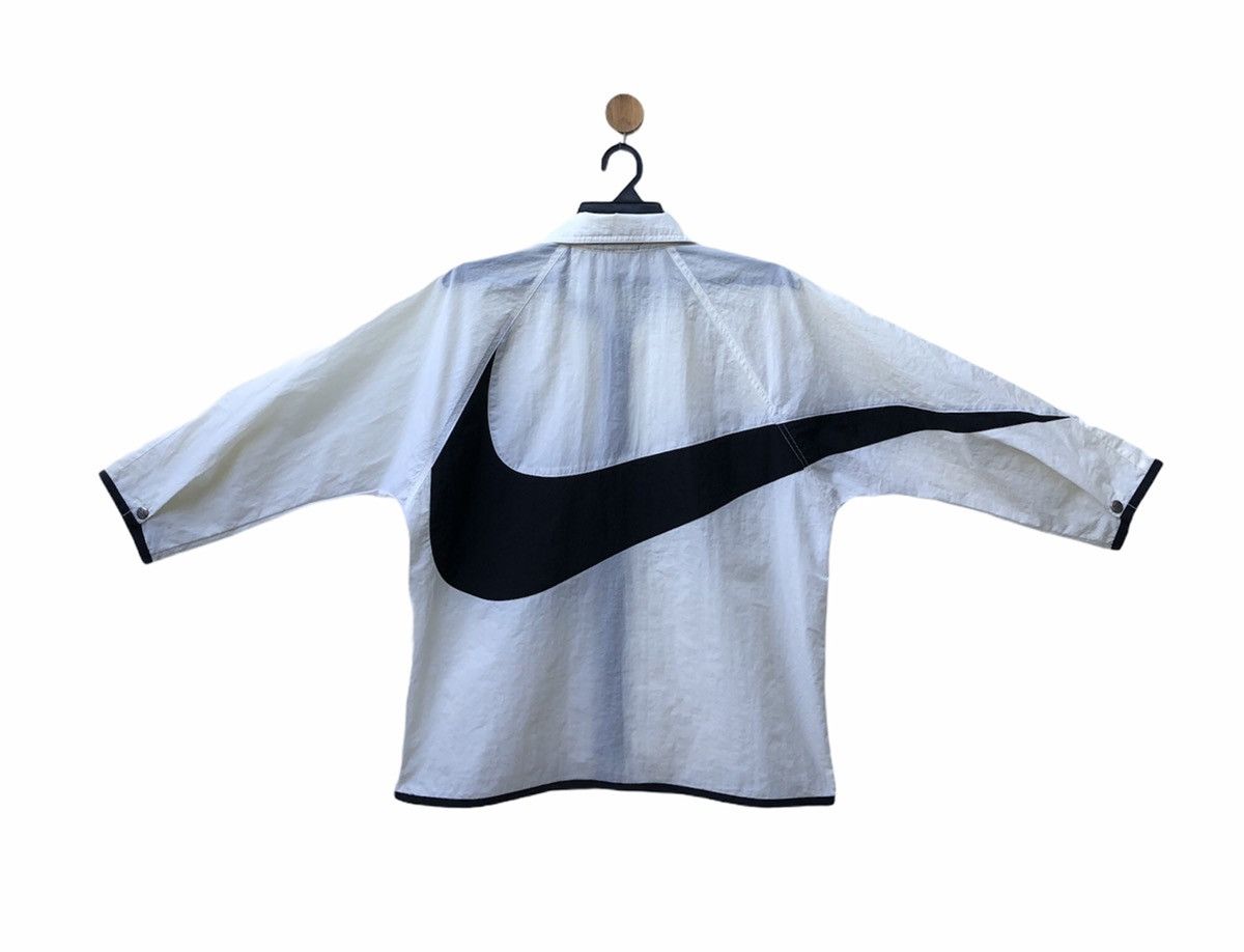 Nike 🔥Vintage 90s Nike Big Logo Nylon Jacket Women Size M / US 6-8 / IT 42-44 - 7 Thumbnail