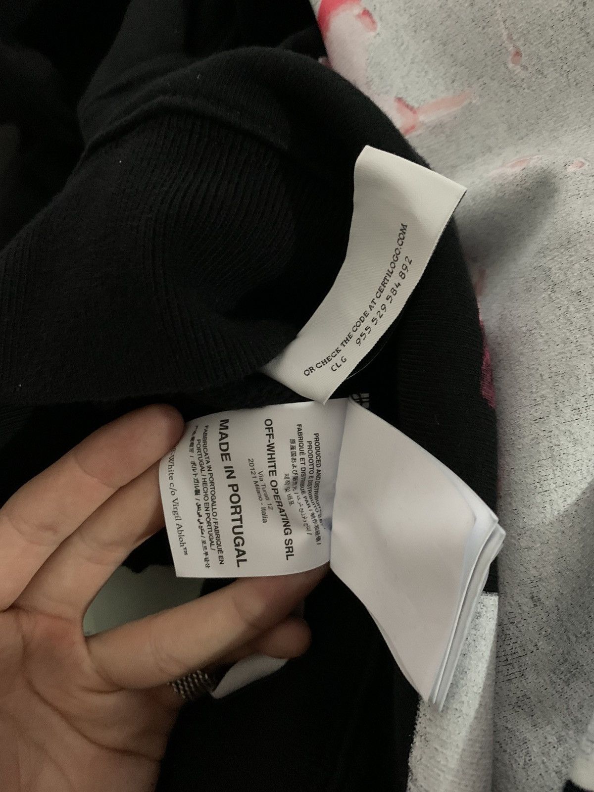 Off-White Off White Acrylic Arrow Hoodie Size US XS / EU 42 / 0 - 8 Thumbnail