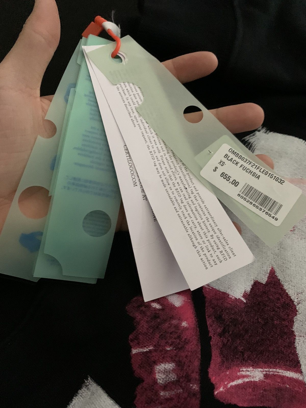 Off-White Off White Acrylic Arrow Hoodie Size US XS / EU 42 / 0 - 6 Thumbnail