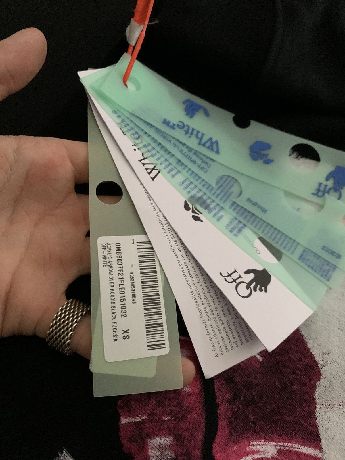 Off-White Off White Acrylic Arrow Hoodie Size US XS / EU 42 / 0 - 5 Thumbnail