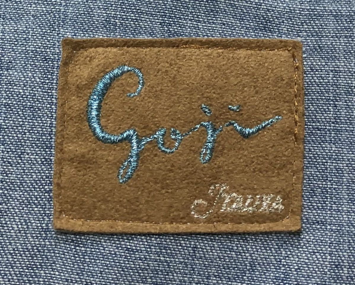 Japanese Brand Goji Ftaliya Patchwork Stretchable Bomber Jacket Size M / US 6-8 / IT 42-44 - 10 Thumbnail