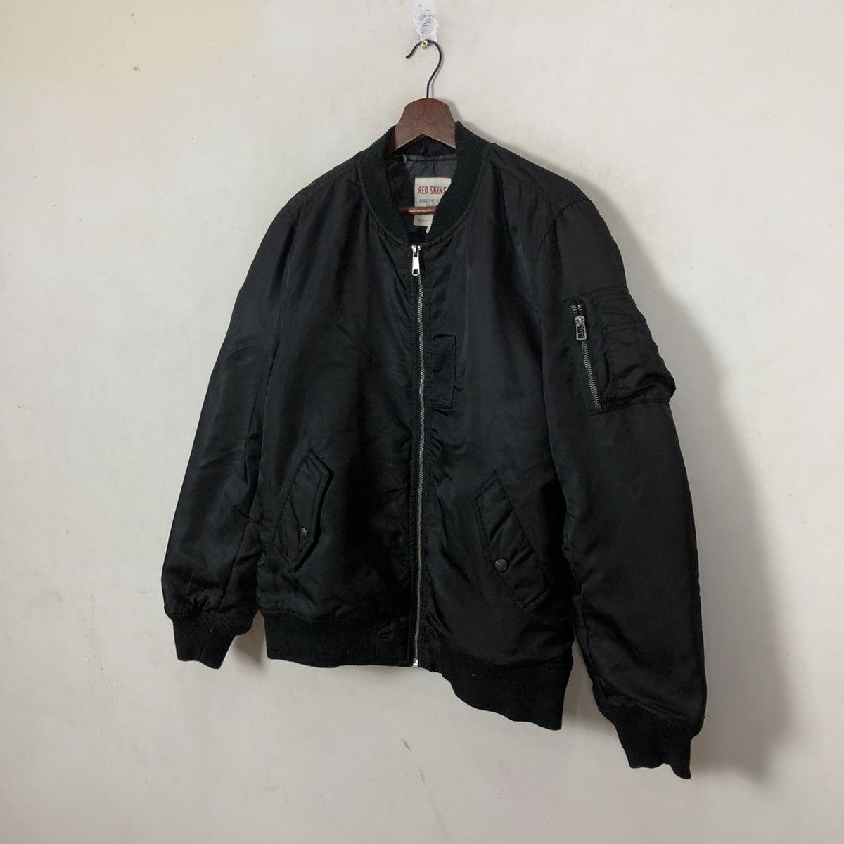 Japanese Brand RED SKINS BOMBER JACKET MILITARY COLLECTIONS CAMO LINING Size US L / EU 52-54 / 3 - 2 Thumbnail