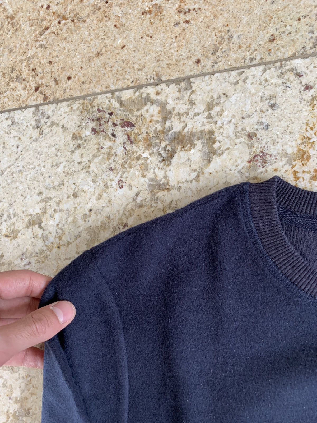 A.P.C. Dark Navy Felted Sweater Size US S / EU 44-46 / 1 - 6 Thumbnail