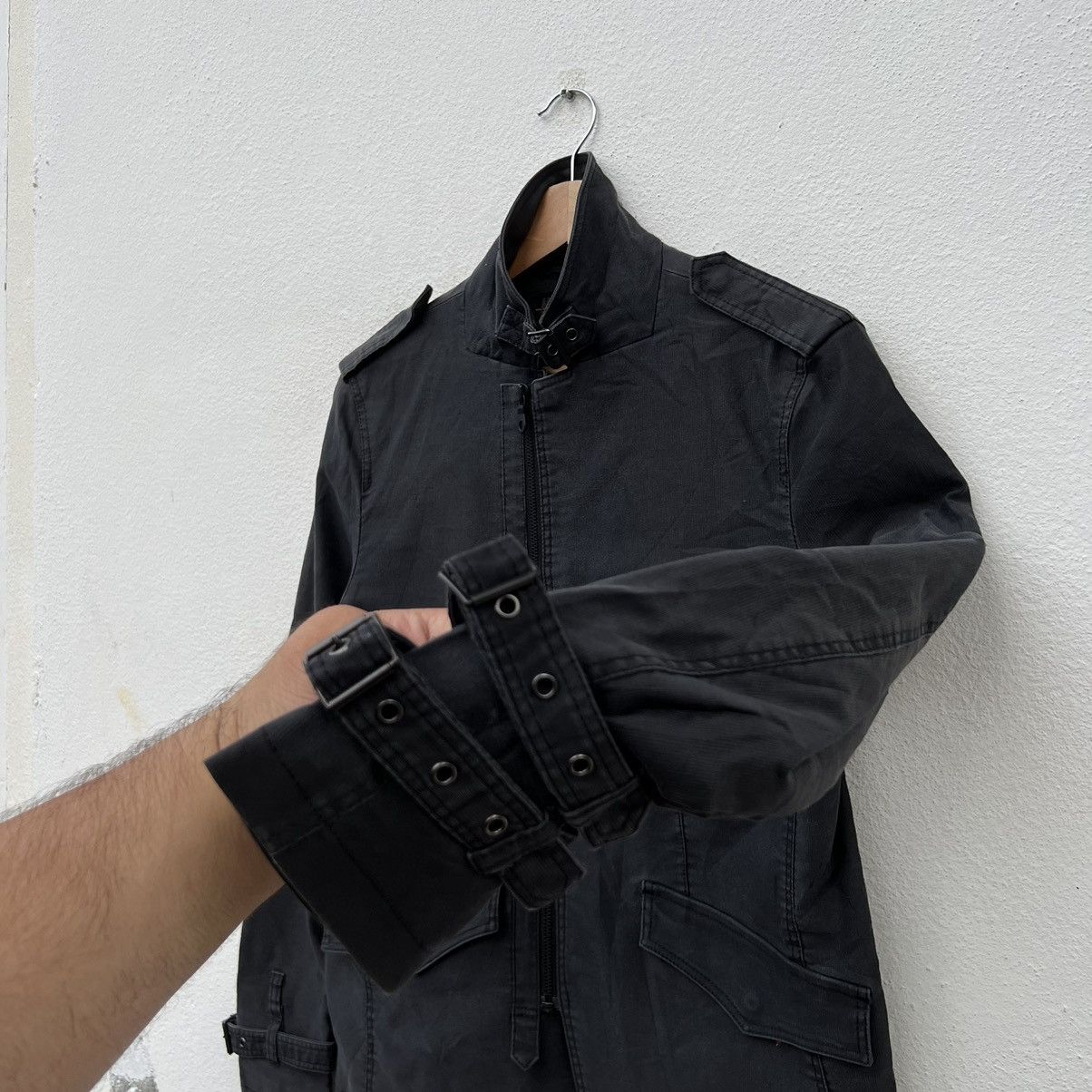 Hysteric Glamour BIKER PARACHUTE JACKET MORGAN HOMME Size US M / EU 48-50 / 2 - 5 Thumbnail
