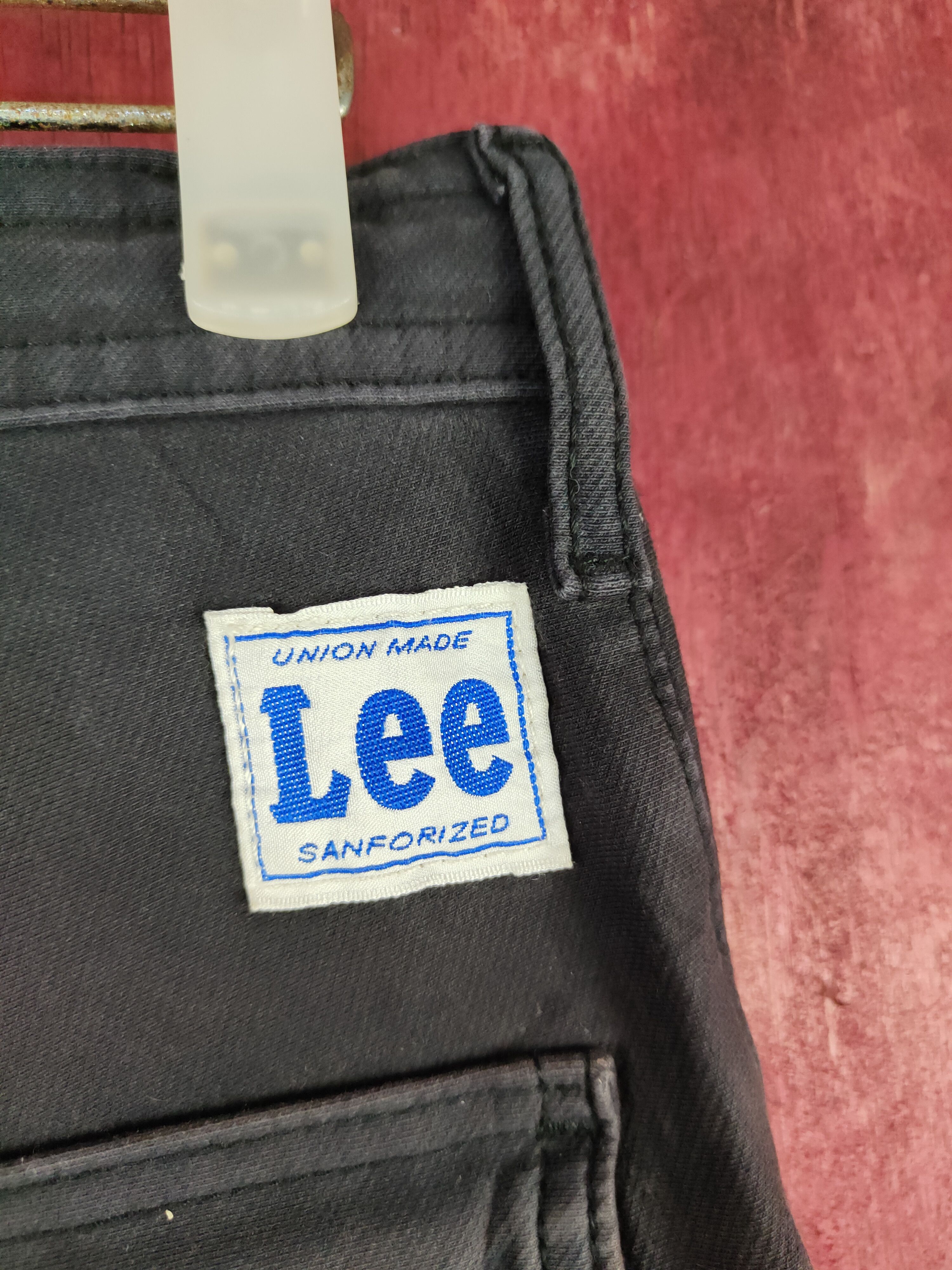 Japanese Brand Lee Union Made Black Faded Multi Pocket Bush Pants #S621 Size US 29 - 10 Thumbnail