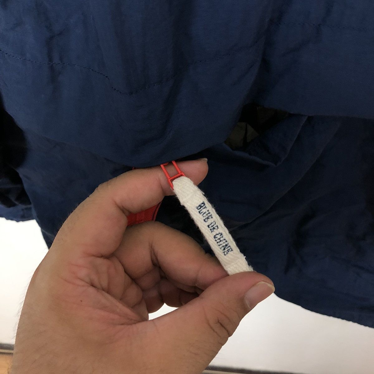 Japanese Brand SURVIVAL JACKET BLUE DE CHINE ANORAK STYLE HOODIE Size US M / EU 48-50 / 2 - 5 Thumbnail