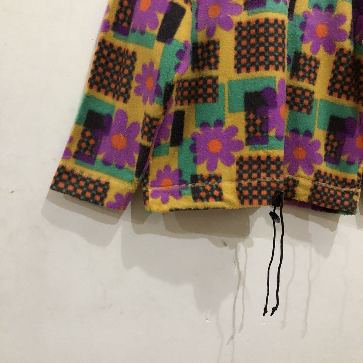 Japanese Brand Toxic Printed Fleece Half Zipper Jacket Navajo Design Size US M / EU 48-50 / 2 - 3 Thumbnail