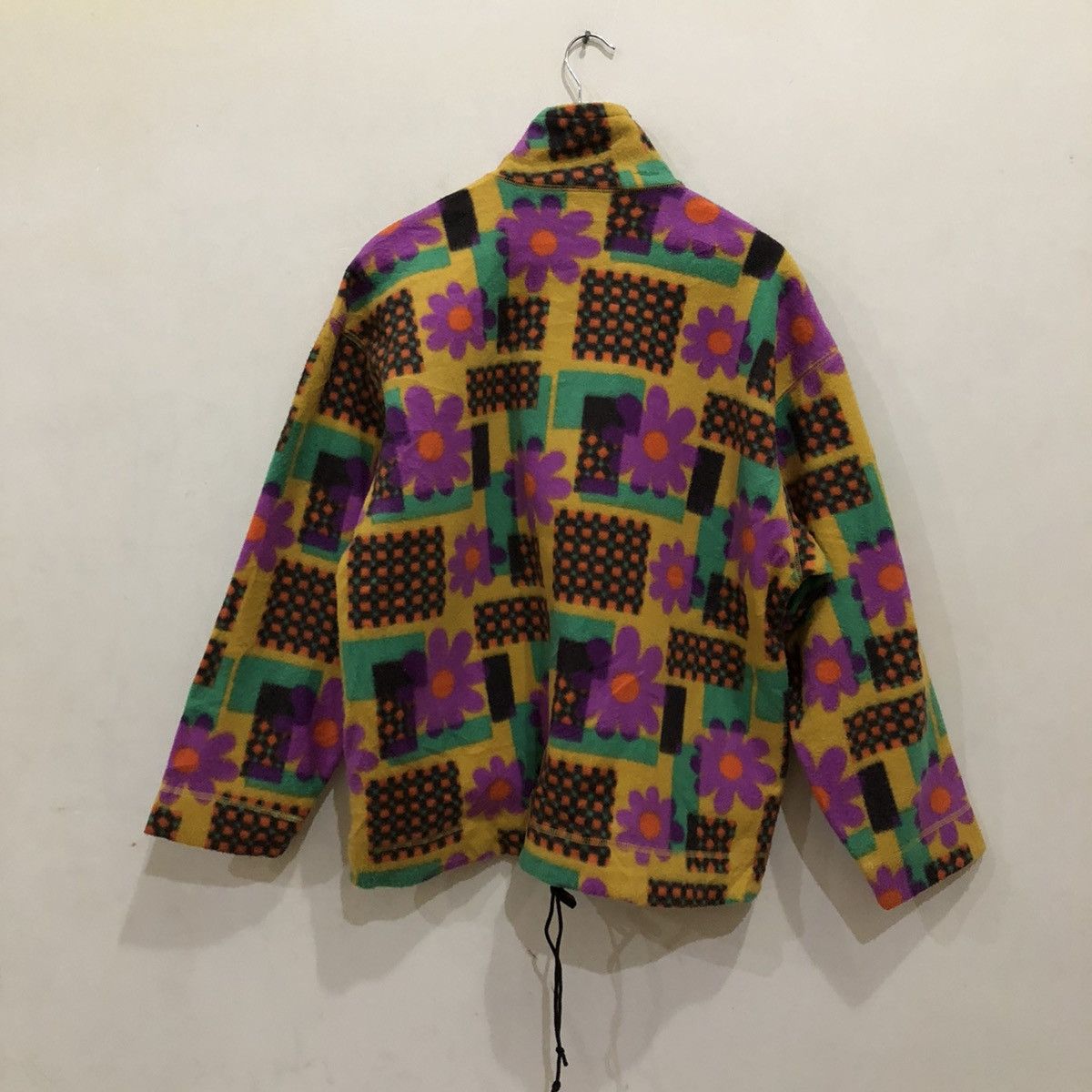 Japanese Brand Toxic Printed Fleece Half Zipper Jacket Navajo Design Size US M / EU 48-50 / 2 - 6 Thumbnail