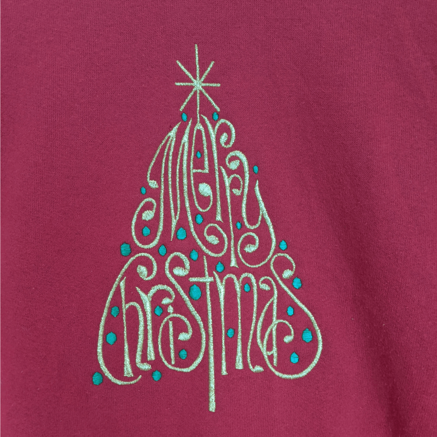 Lee Vintage 90's LEE Merry Christmas Spell Out Jumper Sweatshirt Size US XL / EU 56 / 4 - 5 Thumbnail