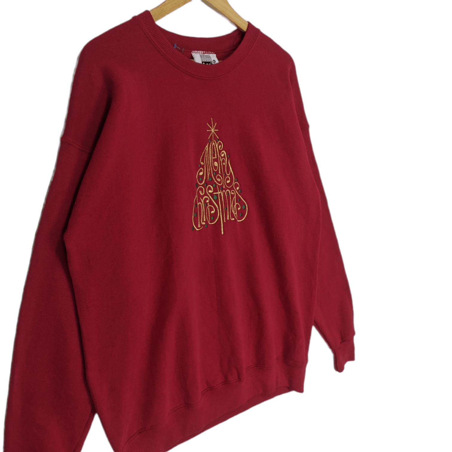 Lee Vintage 90's LEE Merry Christmas Spell Out Jumper Sweatshirt Size US XL / EU 56 / 4 - 3 Thumbnail