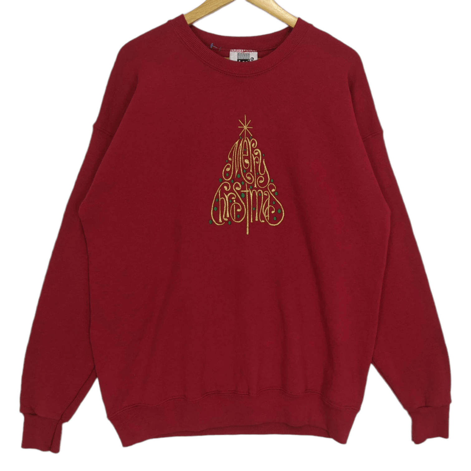 Lee Vintage 90's LEE Merry Christmas Spell Out Jumper Sweatshirt Size US XL / EU 56 / 4 - 2 Thumbnail
