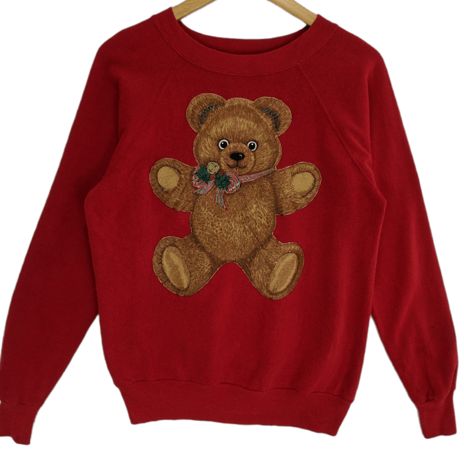 Vintage Vintage 90's TEDDY BEAR Big Image Jumper Sweatshirt Size M / US 6-8 / IT 42-44 - 3 Thumbnail