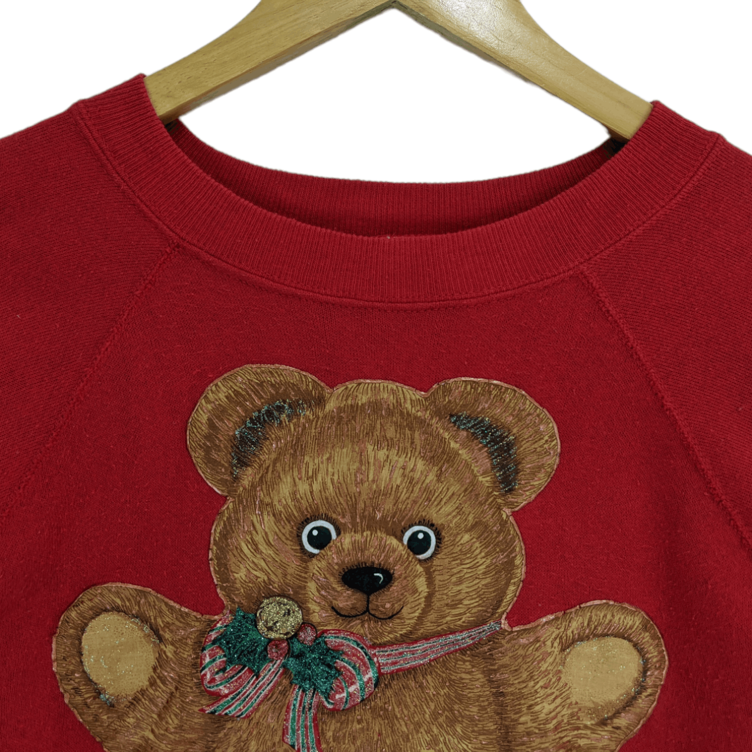 Vintage Vintage 90's TEDDY BEAR Big Image Jumper Sweatshirt Size M / US 6-8 / IT 42-44 - 4 Thumbnail