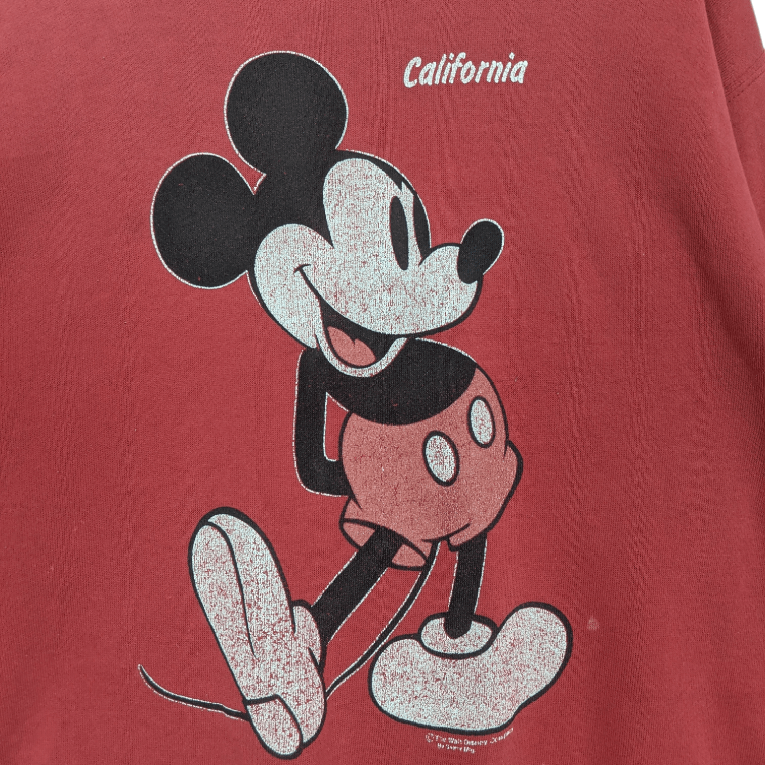 Mickey Mouse Vintage 90's TULTEX Disney Mickey Mouse Jumper Sweatshirt Size US L / EU 52-54 / 3 - 5 Thumbnail