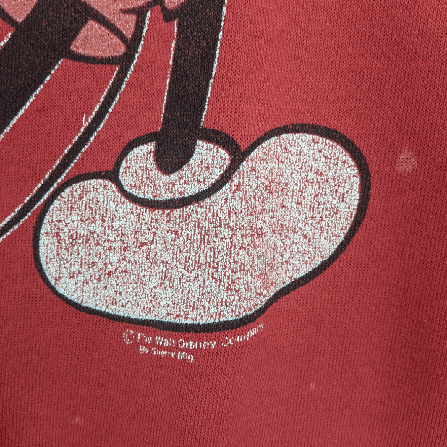 Mickey Mouse Vintage 90's TULTEX Disney Mickey Mouse Jumper Sweatshirt Size US L / EU 52-54 / 3 - 6 Thumbnail