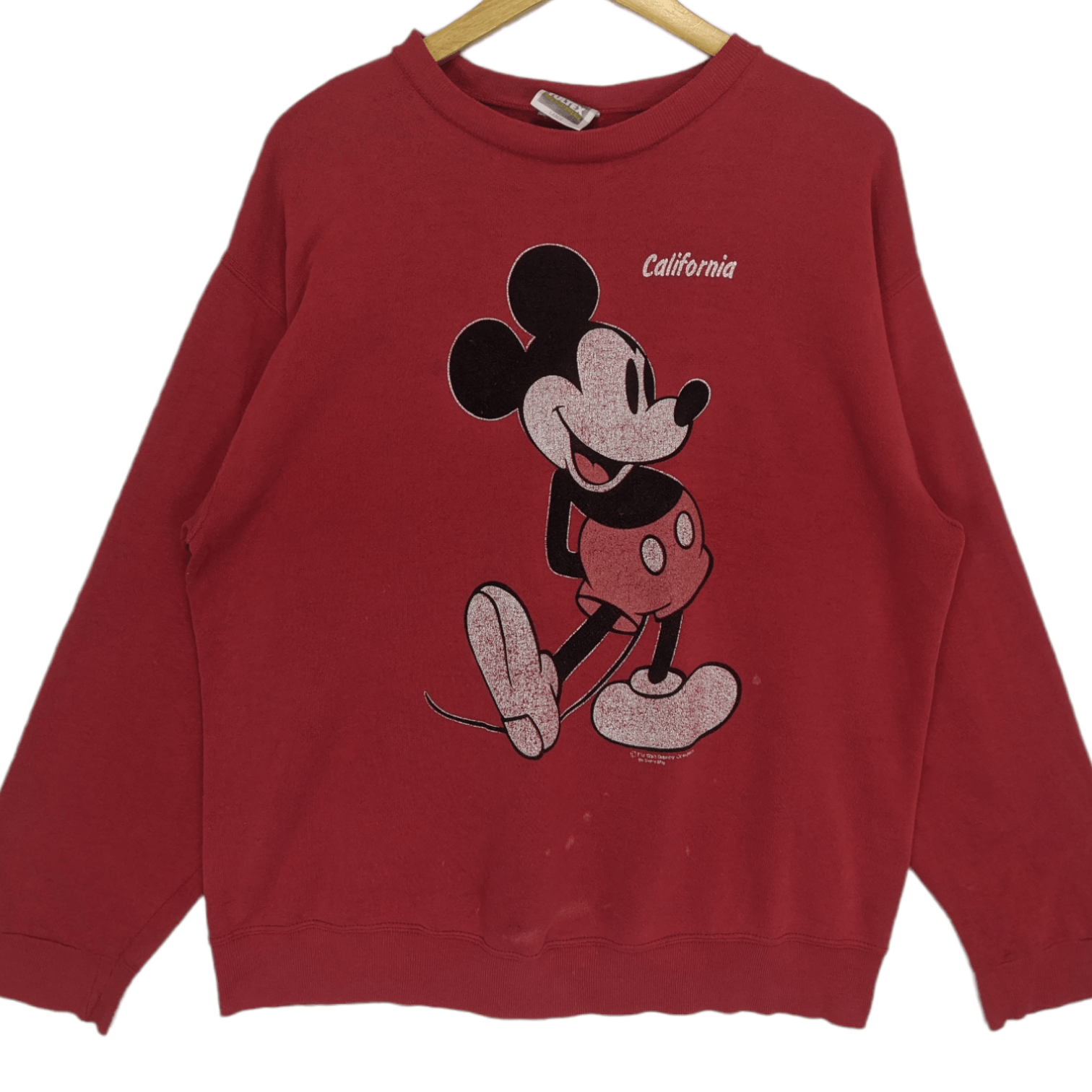 Mickey Mouse Vintage 90's TULTEX Disney Mickey Mouse Jumper Sweatshirt Size US L / EU 52-54 / 3 - 2 Thumbnail
