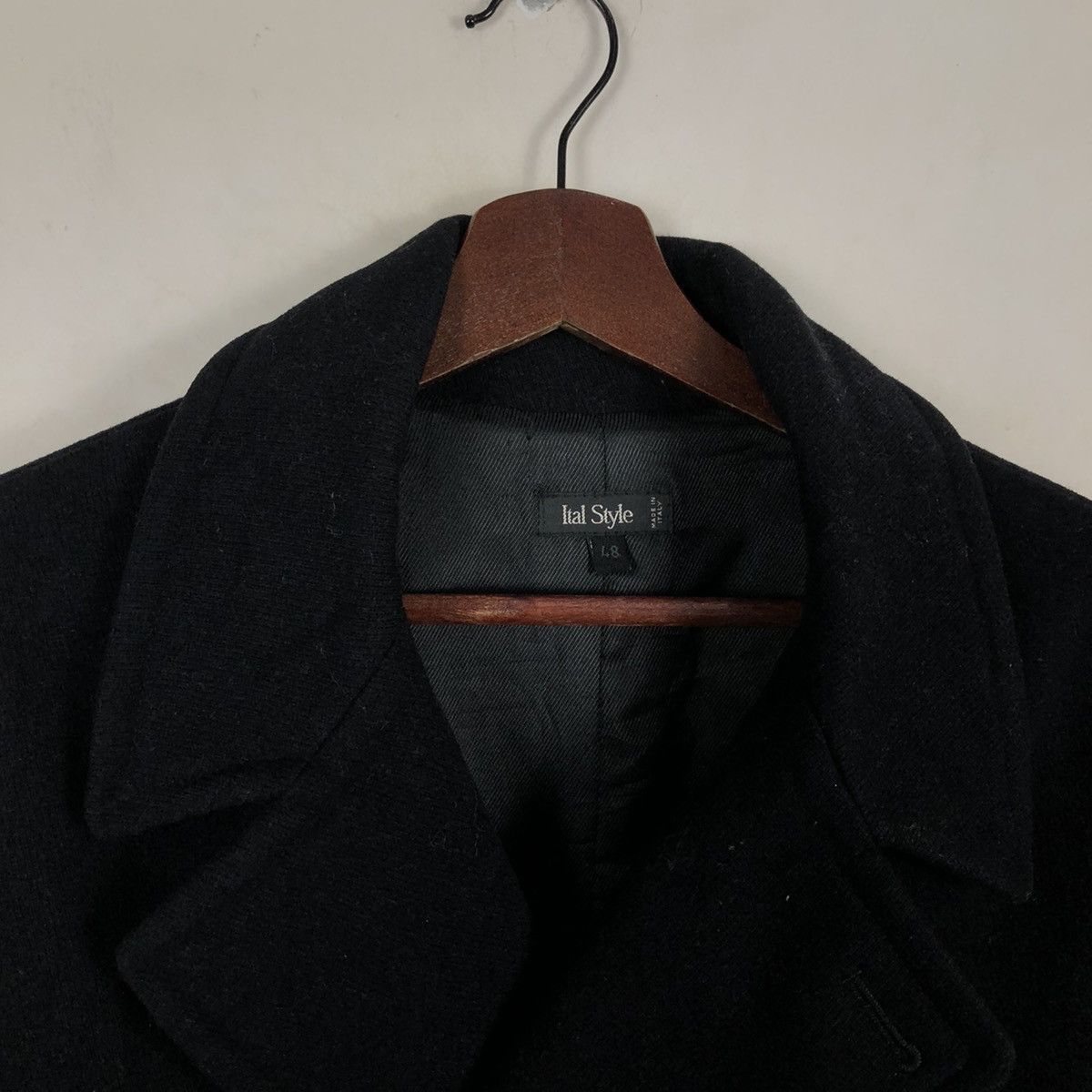Vintage DOUBLE BREAST LONG JACKET ITAL STYLE MADE IN ITALY Size US M / EU 48-50 / 2 - 5 Thumbnail