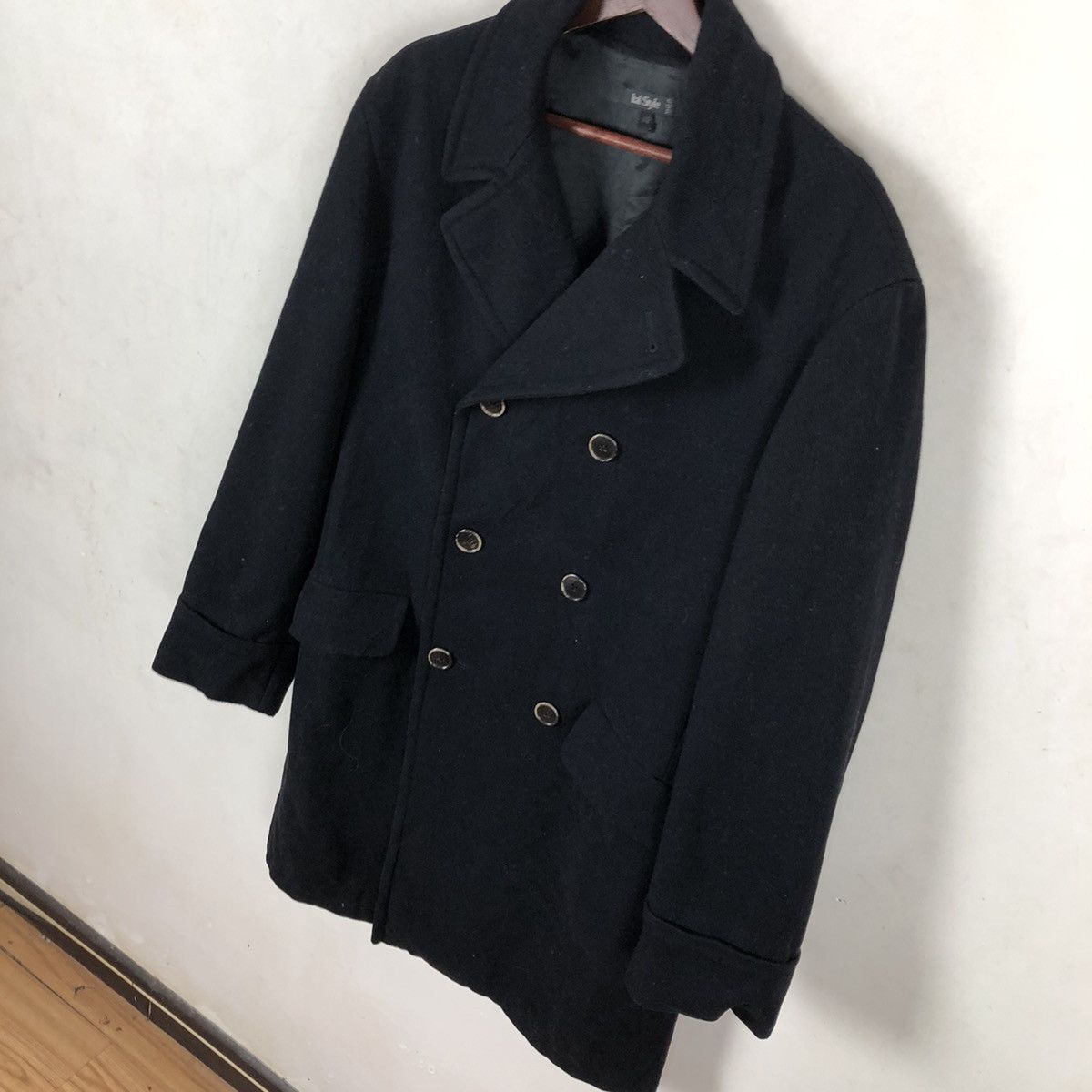 Vintage DOUBLE BREAST LONG JACKET ITAL STYLE MADE IN ITALY Size US M / EU 48-50 / 2 - 3 Thumbnail