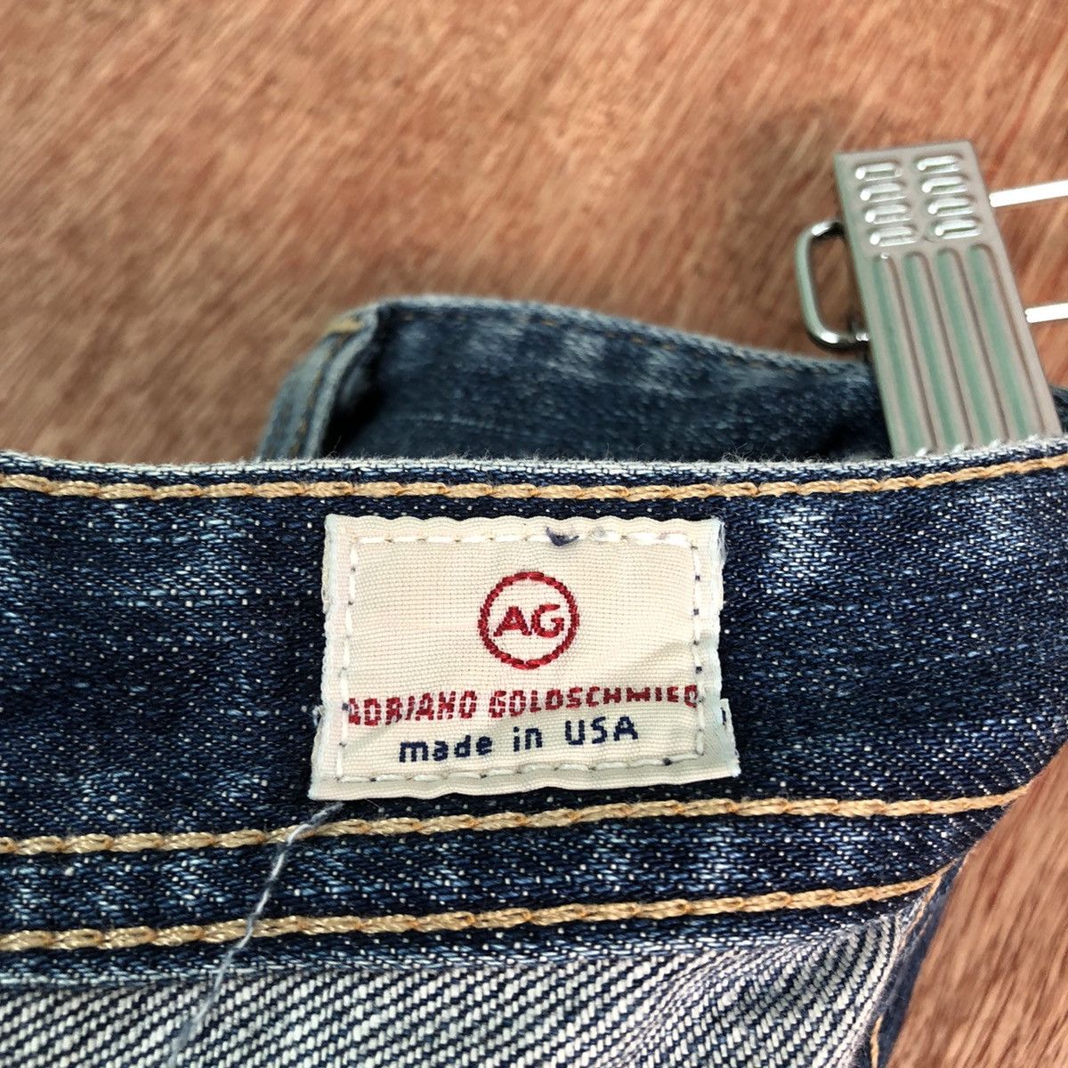 Vintage AG Adriano Goldschmied made in usa ripped Denim Pants #c253 Size US 32 / EU 48 - 11 Thumbnail