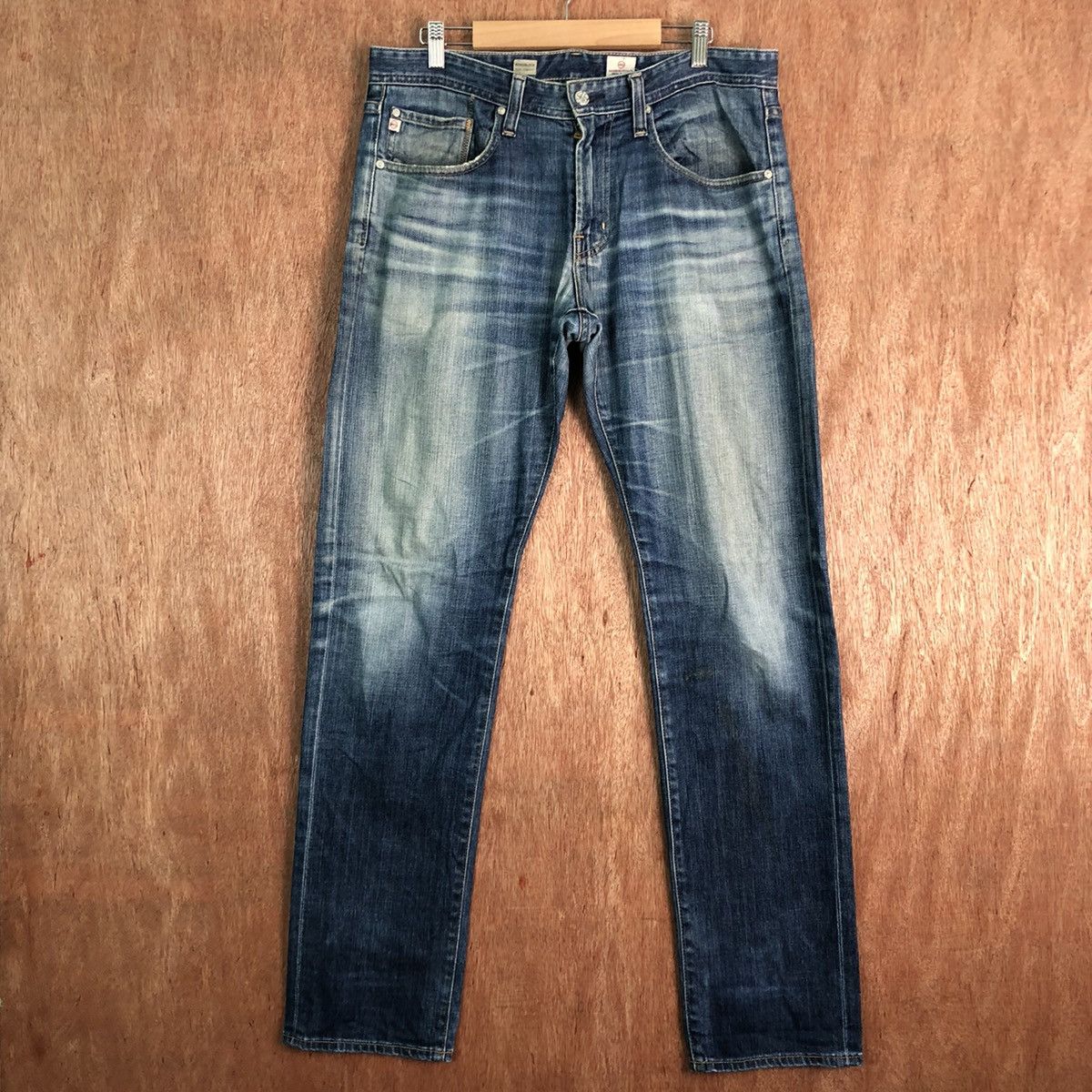 Vintage AG Adriano Goldschmied made in usa ripped Denim Pants #c253 Size US 32 / EU 48 - 1 Thumbnail