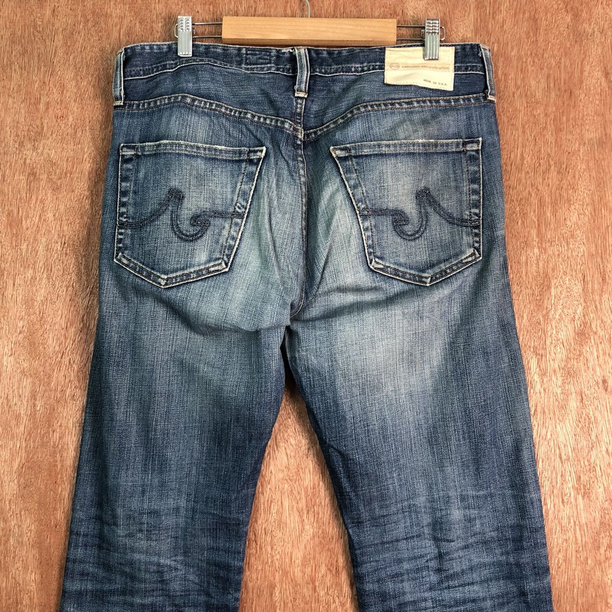 Vintage AG Adriano Goldschmied made in usa ripped Denim Pants #c253 Size US 32 / EU 48 - 7 Thumbnail