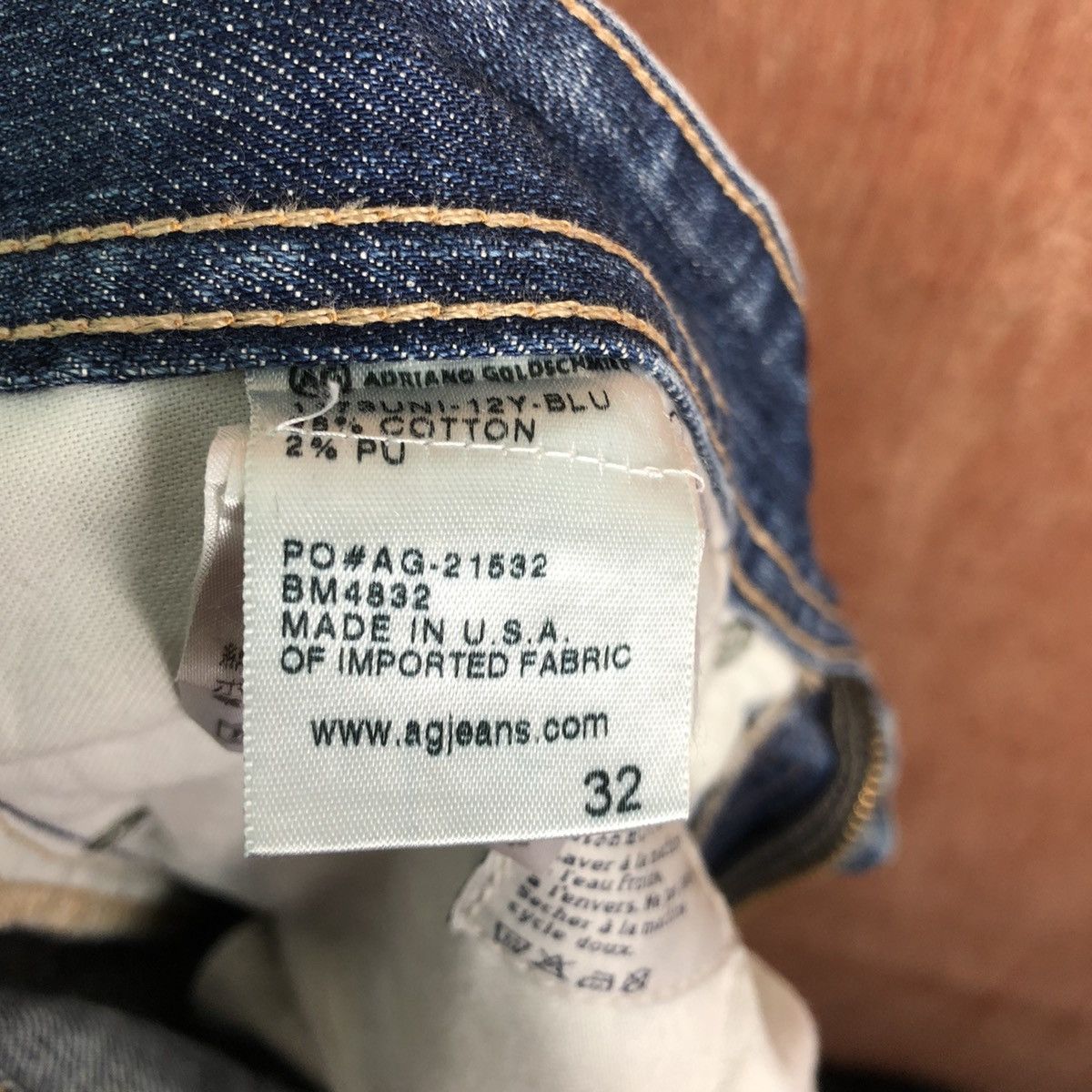 Vintage AG Adriano Goldschmied made in usa ripped Denim Pants #c253 Size US 32 / EU 48 - 12 Thumbnail