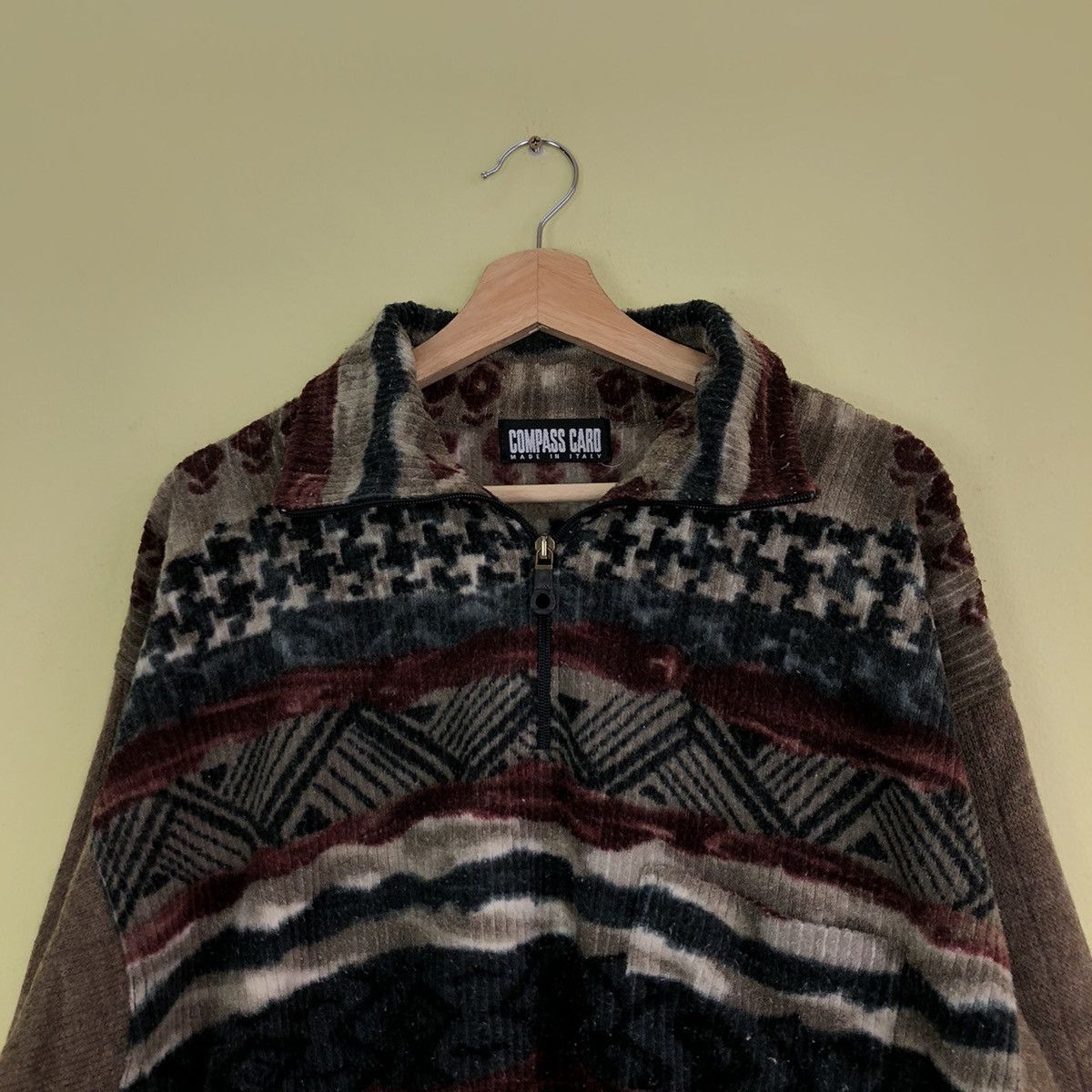 Other Compass Card Made in Italy Printing Fleece Sweaters Size US M / EU 48-50 / 2 - 3 Thumbnail