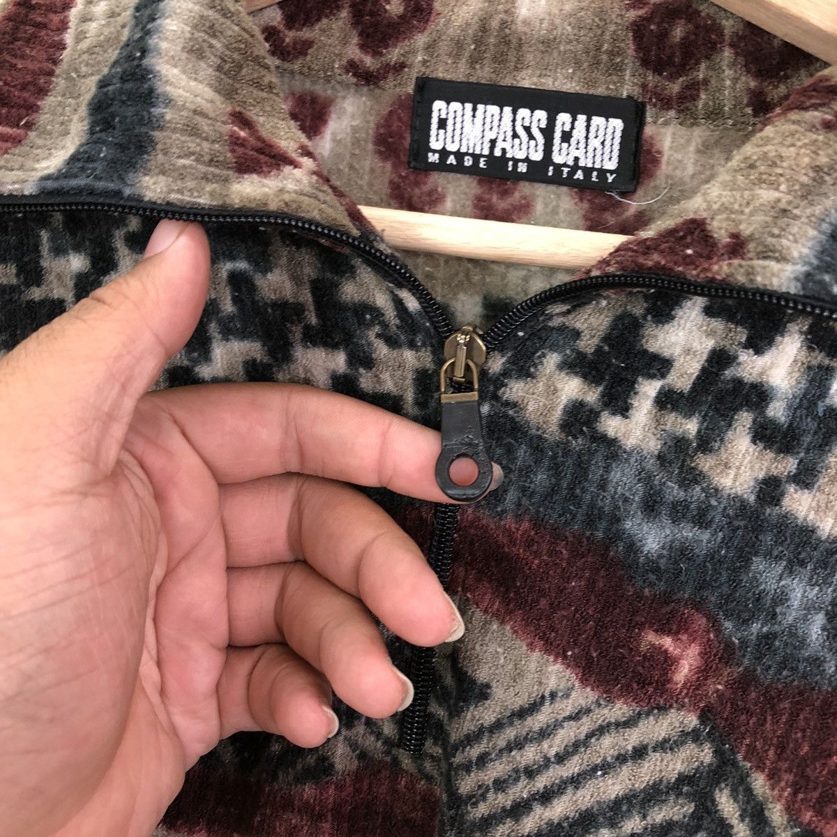 Other Compass Card Made in Italy Printing Fleece Sweaters Size US M / EU 48-50 / 2 - 5 Thumbnail