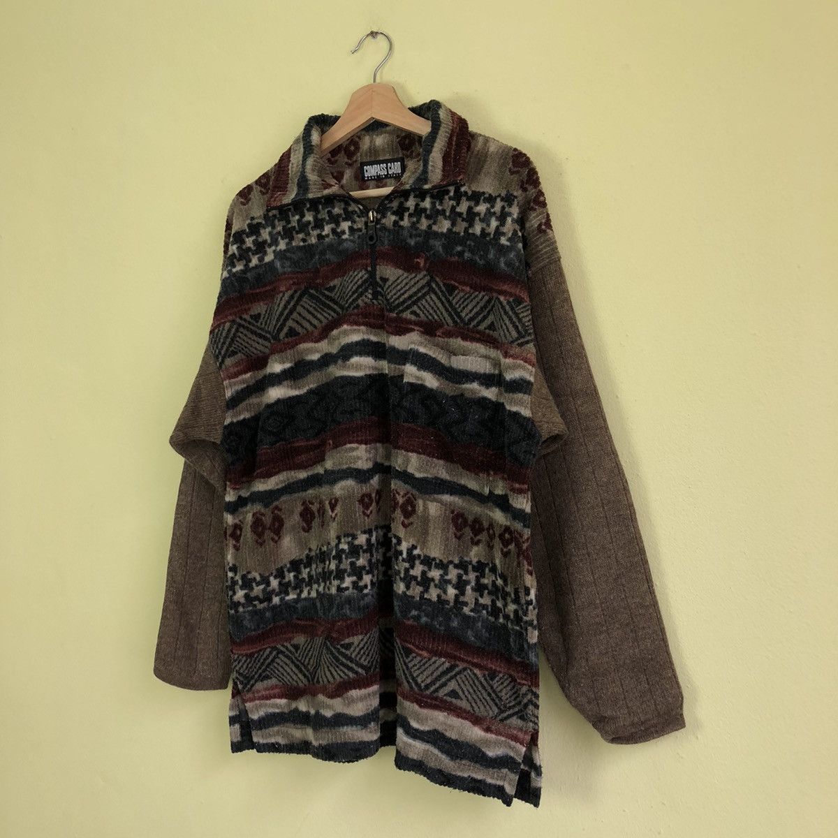Other Compass Card Made in Italy Printing Fleece Sweaters Size US M / EU 48-50 / 2 - 2 Thumbnail
