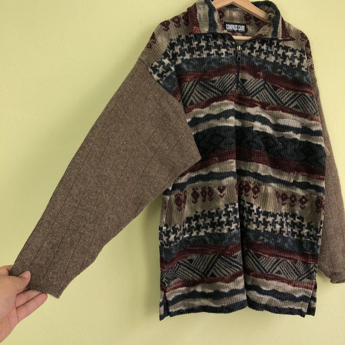 Other Compass Card Made in Italy Printing Fleece Sweaters Size US M / EU 48-50 / 2 - 4 Thumbnail